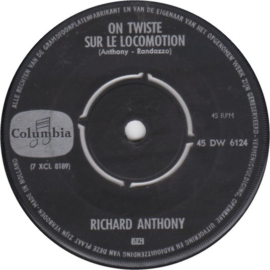 télécharger l'album Richard Anthony - On Twiste Sur Le Loco motion