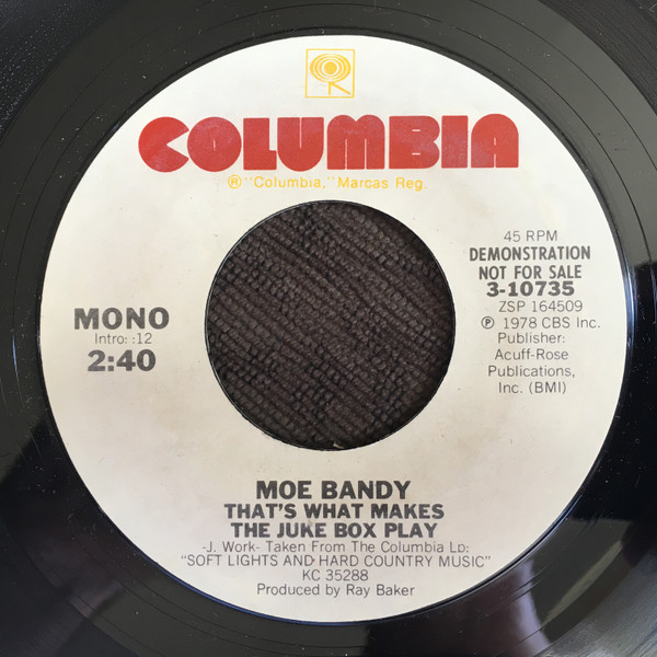 Moe Bandy That S What Makes The Juke Box Play Vinyl Discogs