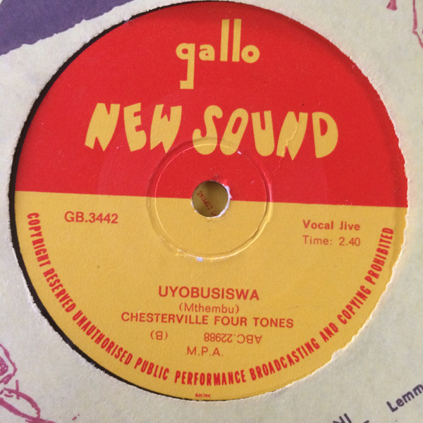 Album herunterladen Chesterville Four Tones - Shosholaza Uyobusiswa