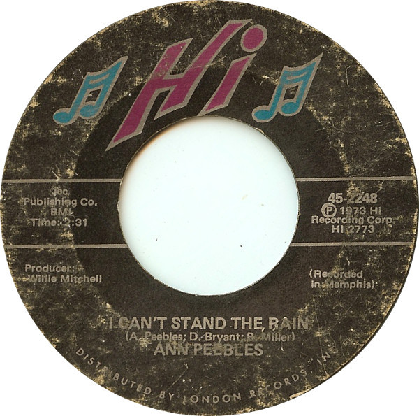 Ann Peebles – I Can't Stand The Rain / I've Been There Before