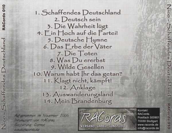 ladda ner album Nico - Schaffendes Deutschland