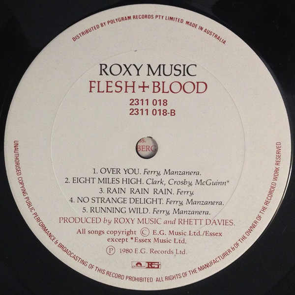 Roxy Music - Flesh + Blood | EG (2311 018) - 4