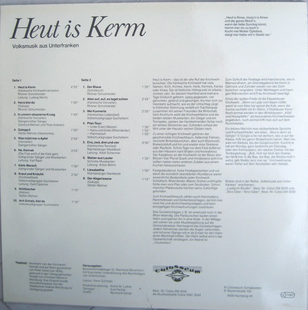 Album herunterladen Various - Heut is Kerm