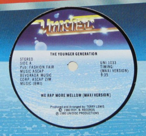 The Younger Generation – We Rap More Mellow (1979, Vinyl) - Discogs