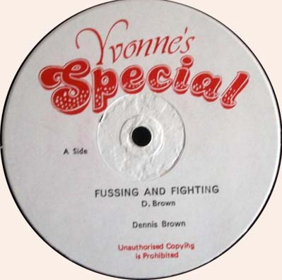 Dennis Brown – Fussing And Fighting (1983, Vinyl) - Discogs