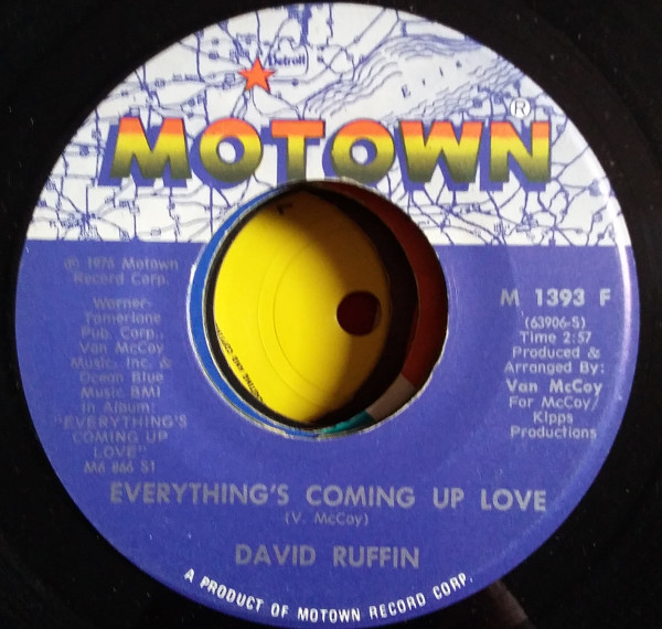 David Ruffin - Everything's Coming Up Love / No Matter Where