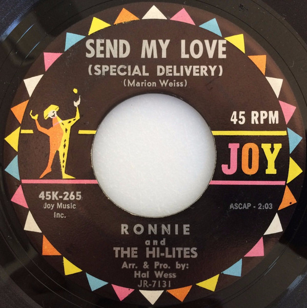 baixar álbum Ronnie And The HiLites - Be Kind Send My Love Special Delivery