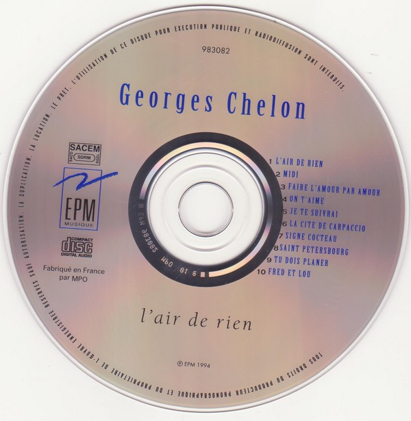 lataa albumi Georges Chelon - Lair De Rien
