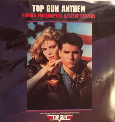 Harold Faltermeyer - Top Gun Anthem - RECORD SLEEVE ONLY (45RPM 7”) (RC275)
