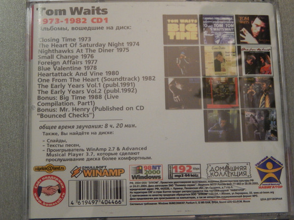 Album herunterladen Tom Waits - CD1 Коллекция Альбомов 1973 1982