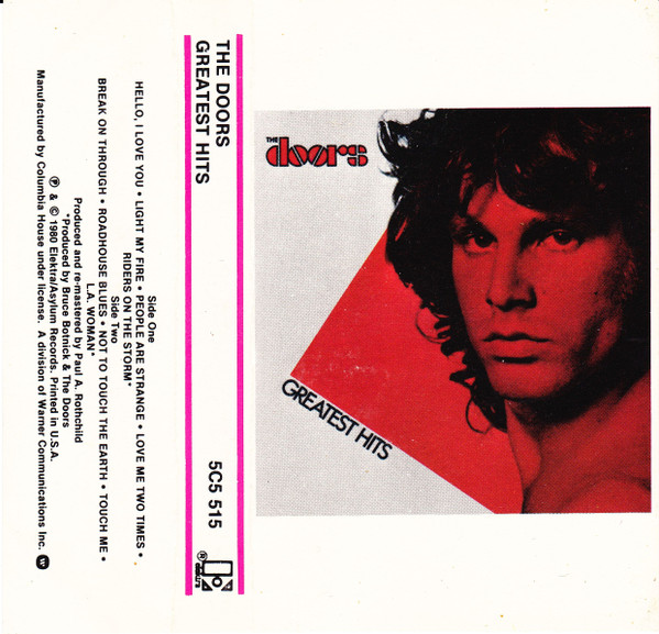 The Doors – Greatest Hits (1980, Cassette) - Discogs