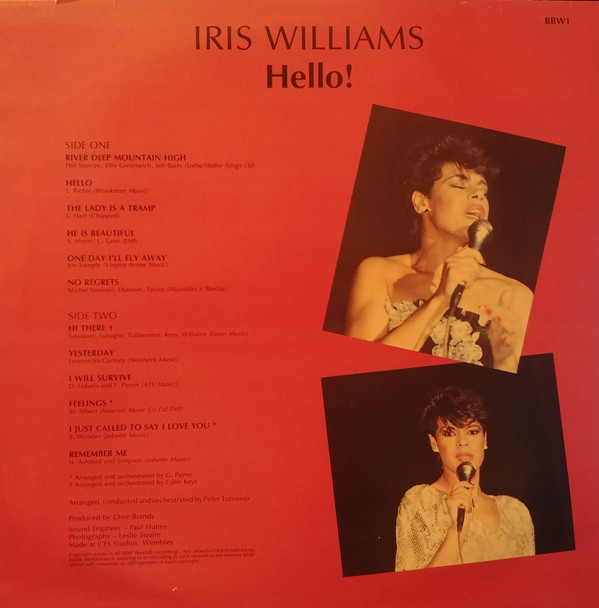 lataa albumi Iris Williams - Hello