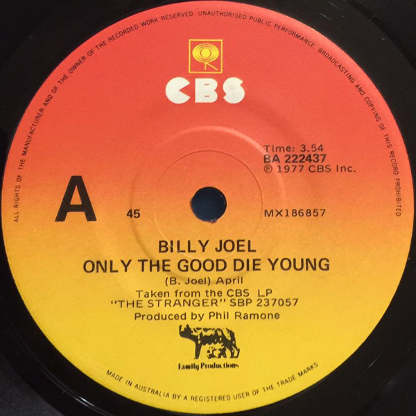 baixar álbum Billy Joel - Only The Good Die Young Vienna