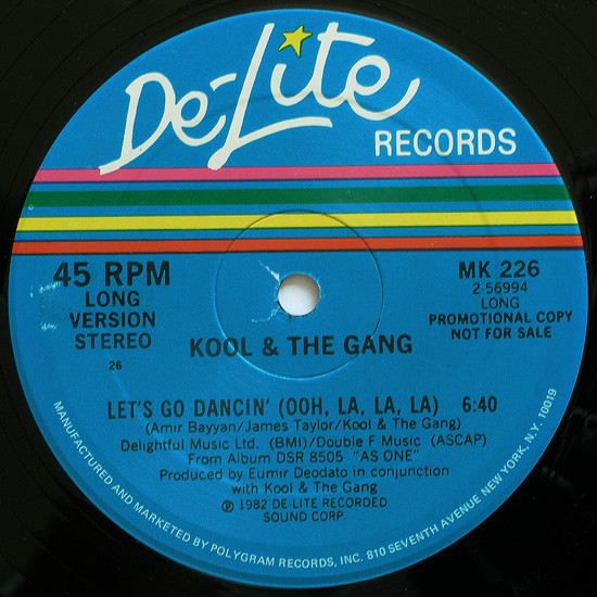Kool & The Gang – Let's Go Dancin' (Ooh La La La) (1982, Vinyl) - Discogs