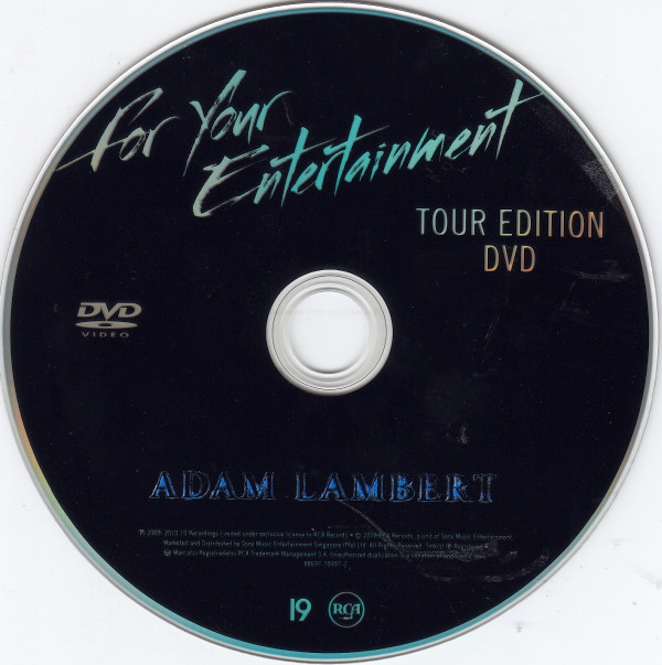 Album herunterladen Adam Lambert - For Your Entertainment Glam Box