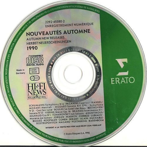 Album herunterladen Download Various - Nouveautes Automne 1990 album