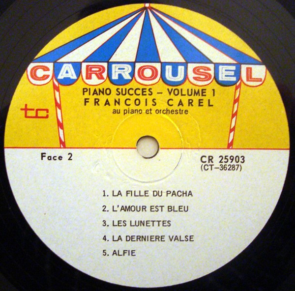 descargar álbum François Carel Au Piano Et Orchestre - Piano Succès Vol 1