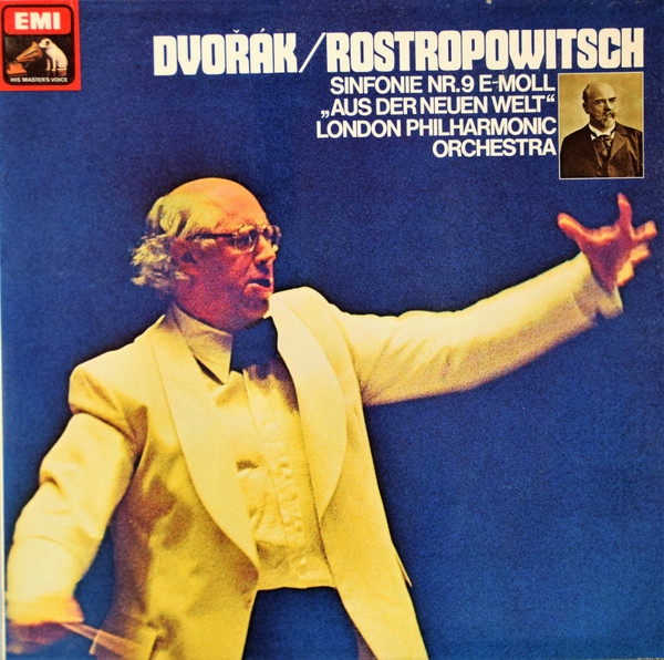 last ned album Antonín Dvořák, The London Philharmonic Orchestra , London Philharmonic Orchestra Mstislaw Rostropowitsch - Sinfonie Nr 9 E Moll Op95 Aus der Neuen Welt