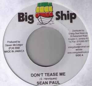 Sean Paul - Don't Tease Me / Pon Di Pole album cover