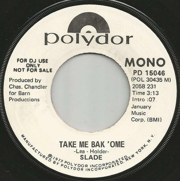 descargar álbum Slade - Take Me Bak Ome
