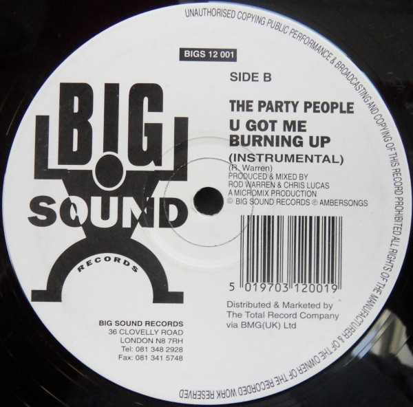last ned album The Party People - U Got Me Burning Up