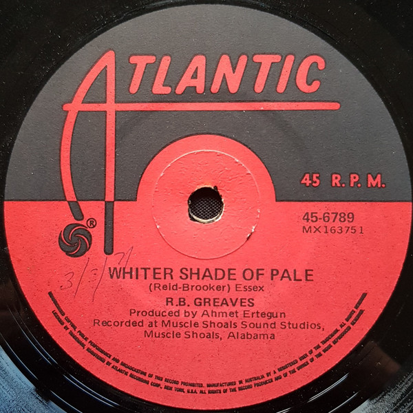 R.B. Greaves – Whiter Shade Of Pale (1970, Vinyl) - Discogs