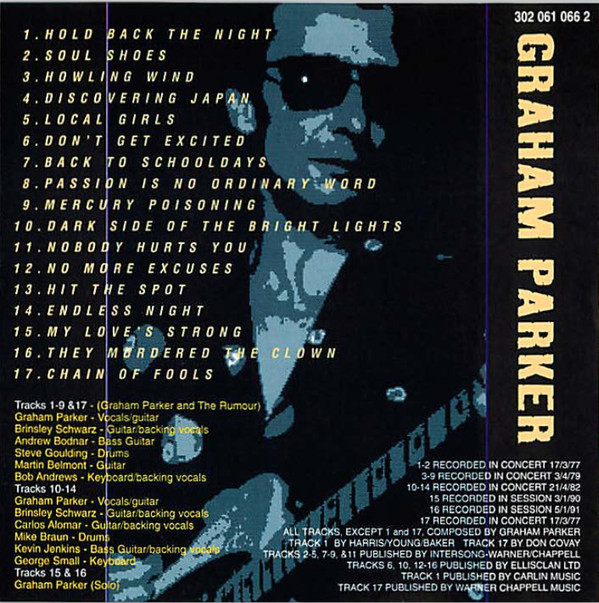 Album herunterladen Graham Parker - BBC Live In Concert