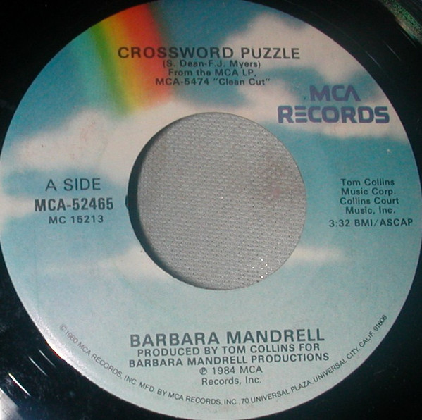 last ned album Barbara Mandrell - Crossword Puzzle