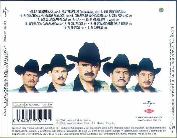 baixar álbum Los Tucanes De Tijuana - Corridos De Primera Plana