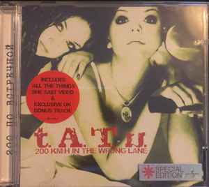 t.A.T.u. - 200 KM/H In The Wrong Lane album cover