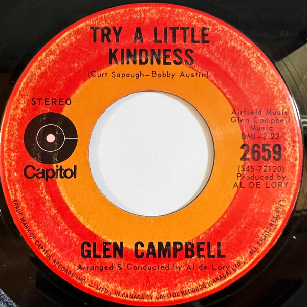 Glen Campbell - Try A Little Kindness | Releases | Discogs