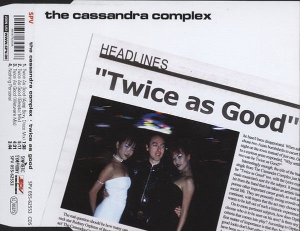 last ned album The Cassandra Complex - Twice As Good