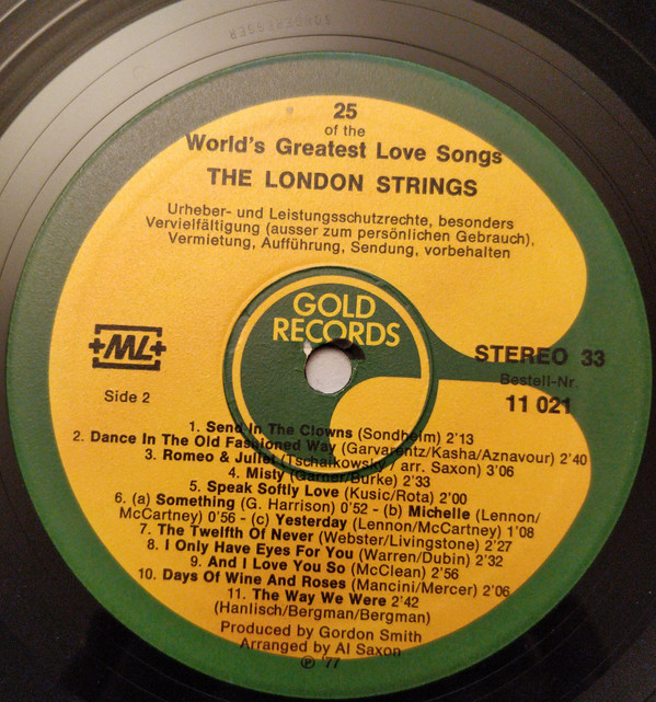 last ned album The London Strings - World Greatest Love Songs