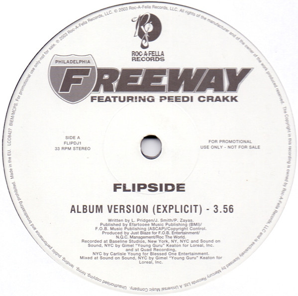 Freeway Feat. Peedi Crakk – Flipside (2003, CD) - Discogs