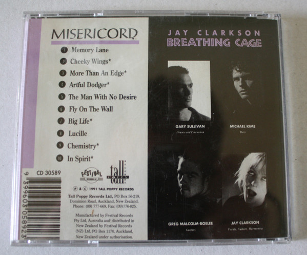 baixar álbum Jay Clarkson Breathing Cage - Misericord