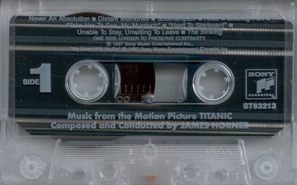 James Horner - Titanic (Music From The Motion Picture) | Sony Classical (ST 63213) - 4