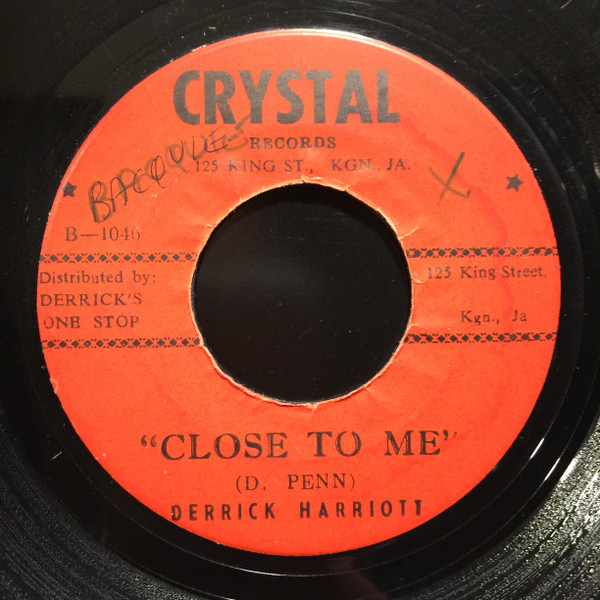 Derrick Harriott – Close To Me / It's Alright (1968, Vinyl) - Discogs
