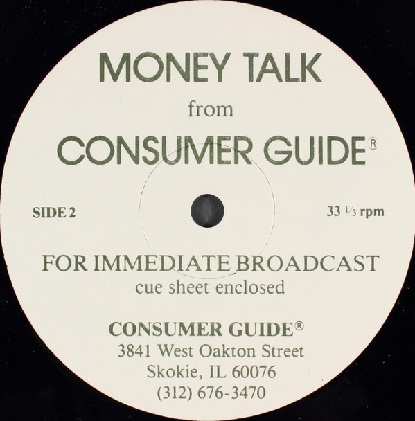 lataa albumi Unknown Artist - Money Talk From Consumer Guide