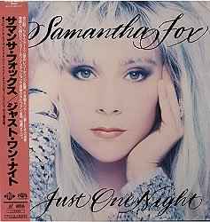 Samantha Fox – Just One Night (1991, Laserdisc) - Discogs