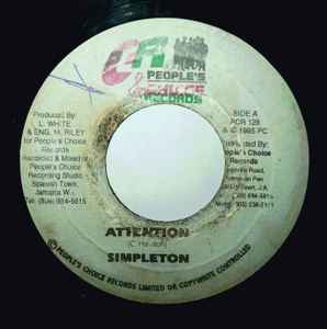 Simpleton - Attention album cover