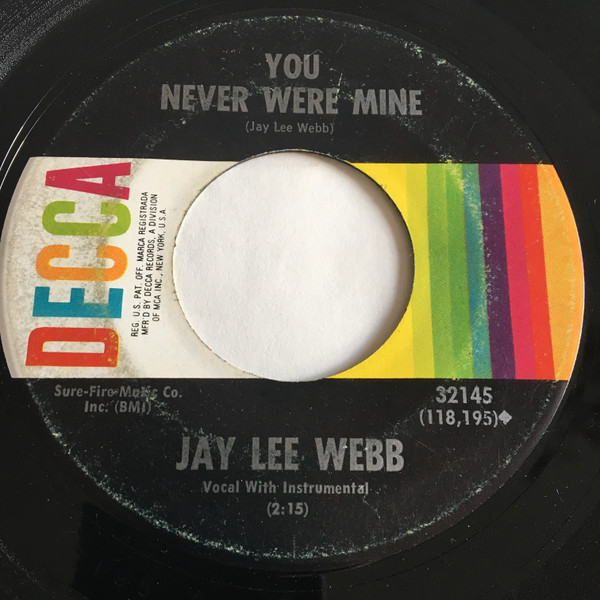 descargar álbum Jay Lee Webb - Bottle Turn Her Off You Never Were Mine