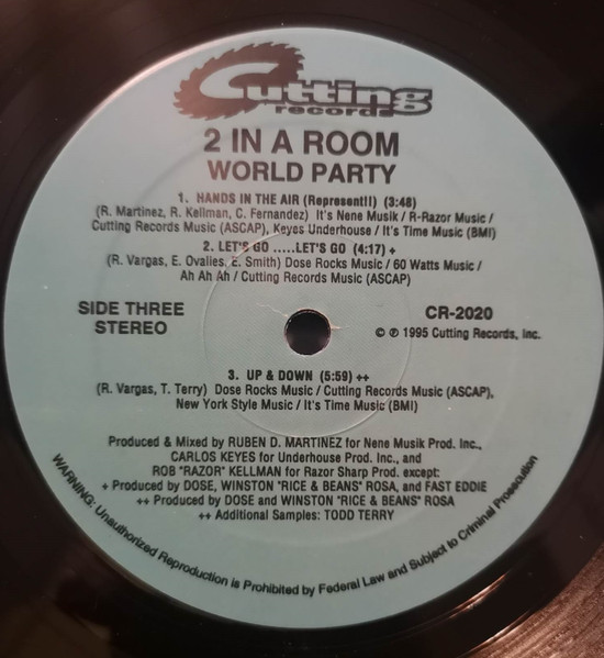 2 In A Room – World Party (1995, Vinyl) - Discogs