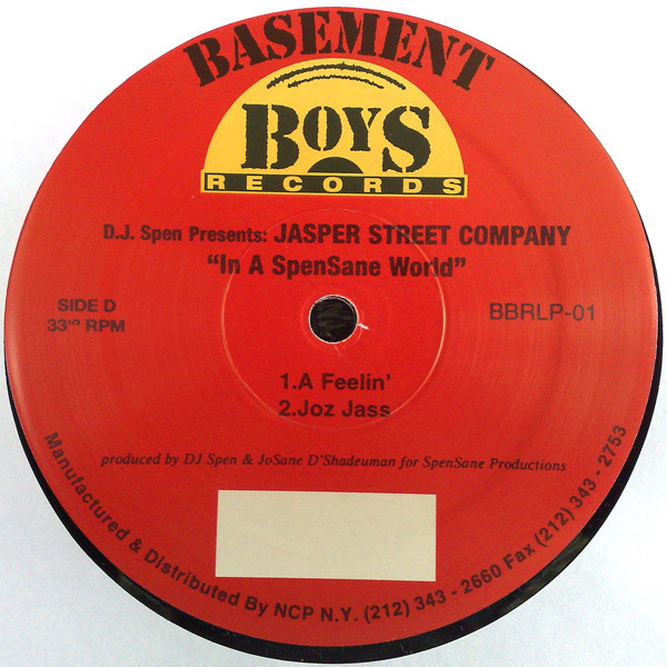 télécharger l'album DJ Spen Presents Jasper Street Co - In A Spensane World