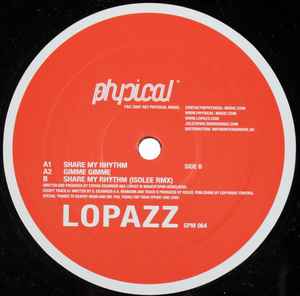 Lopazz - Share My Rhythm E.P. album cover