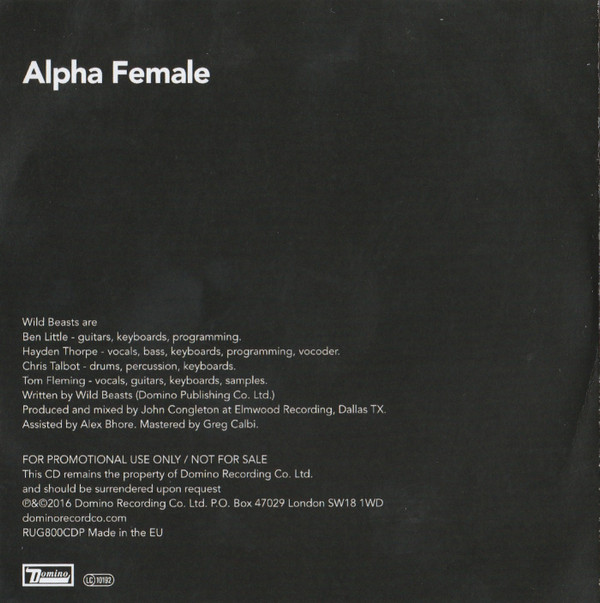 baixar álbum Wild Beasts - Alpha Female