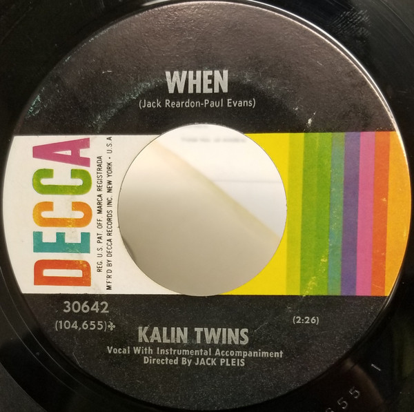 ladda ner album Kalin Twins - Three OClock Thrill