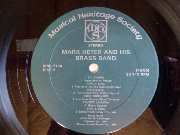 baixar álbum Mark Heter And His Brass Band - Mark Heter And His Brass Band Perform Works by Fred Jewell Albert W Ketèlbey and Others