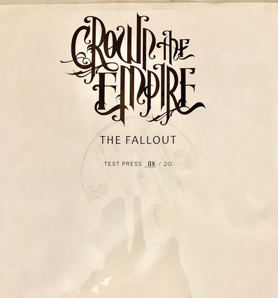 Crown The Empire - The Fallout Vinyl LP Clear Smoke with Orange Splatter  New