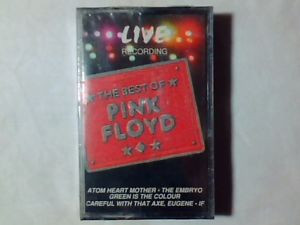 Pink Floyd Live Cassette Tapes Volume 1 and Volume 2 