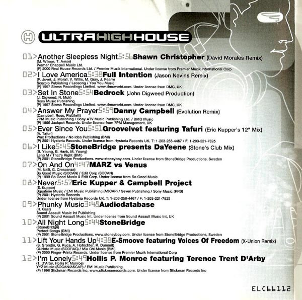 ladda ner album Various - Ultra High House